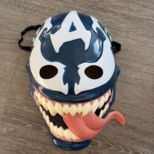 VENOMIZED CAPTAIN AMERICA KidsbMask Costume HALLOWEEN Marvel Super Hero Villain