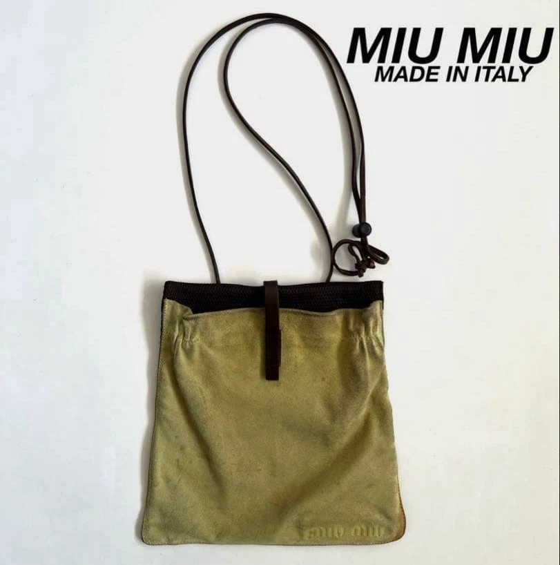 Miu Miu Suede Shoulder Bags for Women | eBay