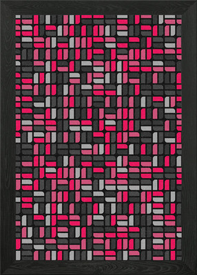 Geometrisches Muster NZ gerahmtes Wandbild Poster Leinwanddruck Bild