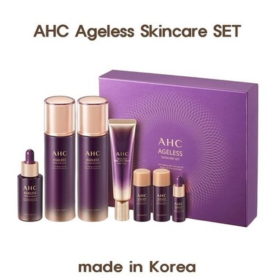 AHC Ageless Skincare SET made in Korea K-beauty Toner ampoule Emulsion Eye Cream