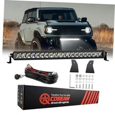 20 Inch LED Light Bar 200W Spot Flood Combo Off Single row 20 inches, with DT