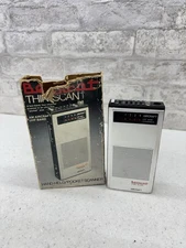 Vintage Bearcat Thin Scan Aircraft Missing Battery Lid/corroded