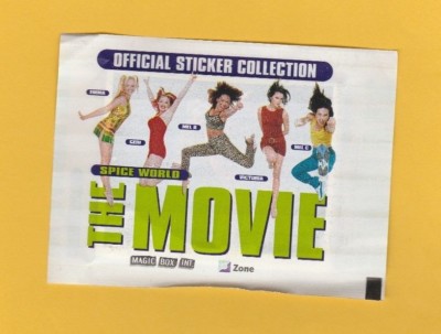 1997 Zone Magic Box Int. Spice World The Movie Stickers Unopened Pack 