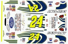 Madame 24 DuPont 200 Years 2002 Jeff Gordon Nascar decal