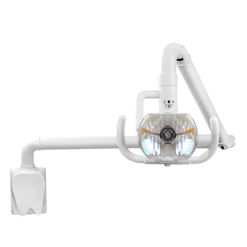 50W Wall-Mounted Dental Surgical Halogen Light Shadowless Light Lamp with Arm