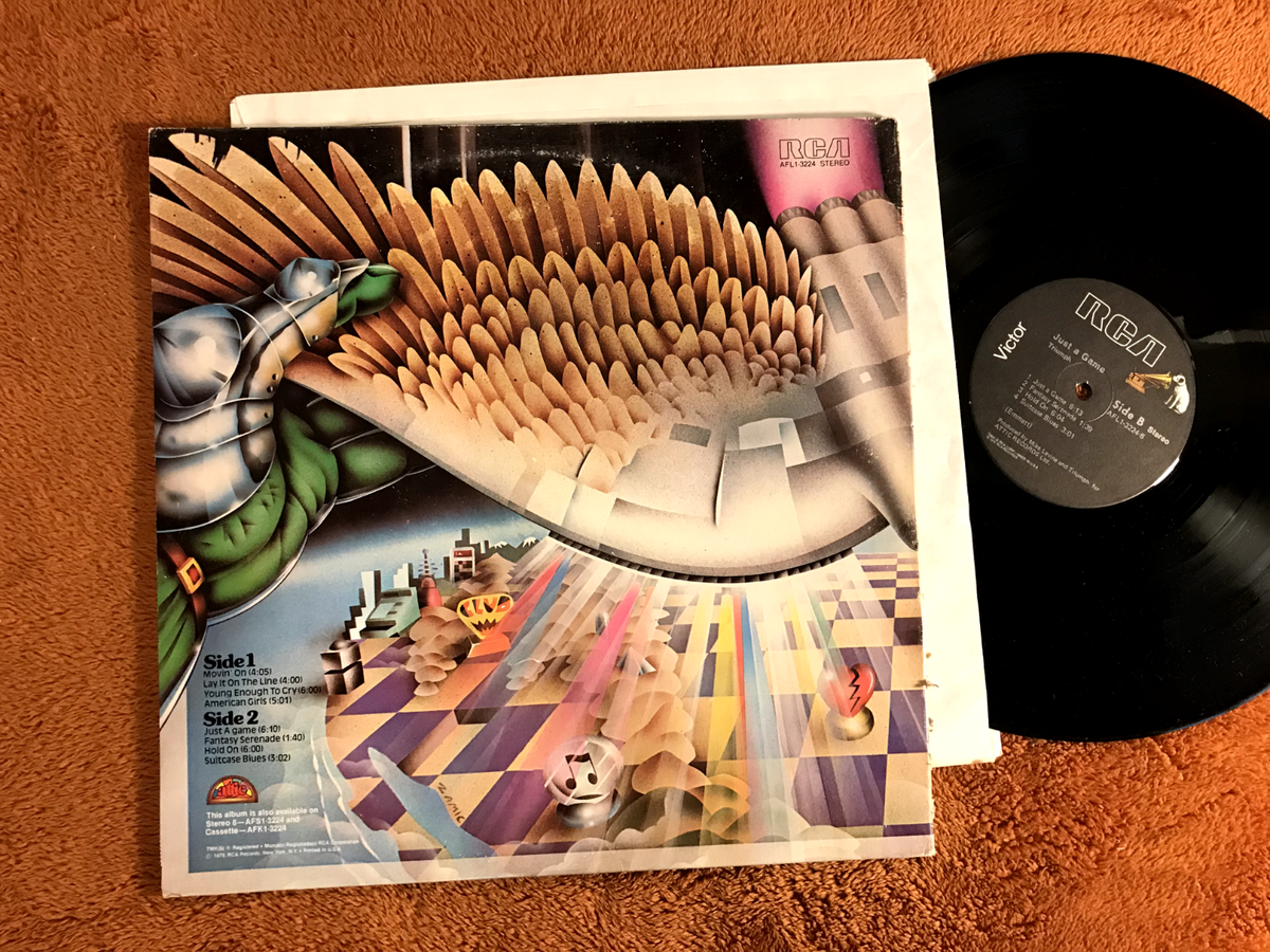 Triumph Just A Game 1979 RCA Records gatefold orig Vinyl