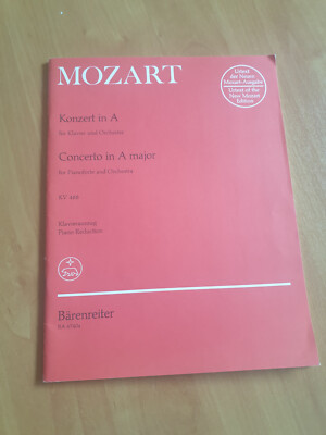 Noten: MOZART - Konzert in A für Klavier und Orchester - Concerto in A major