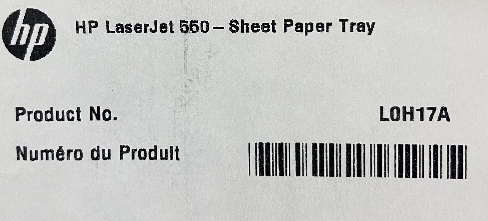 NEW OPEN BOX HP LaserJet M608 550Sheet Paper Tray L0H17A eBay