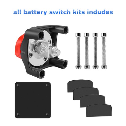 Battery Switch Isolator Cut Off Kill for Knob Marine Boat Camper Truck 12V 600 A - Picture 16 of 17