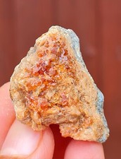 Beautiful Natural Golden Colour Garnet Crystal From Skardo Pakistan _25 GM