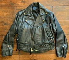 Langlitz Colombian Goatskin Leather Motorcyclist Jacket. Brand New Never Worn