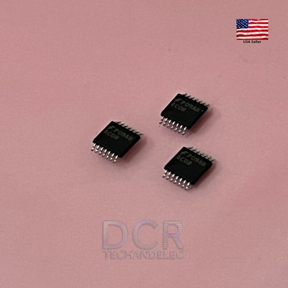 FAIRCHILD 74AC08D и ворота 4 элемента, четверной 2 входа CMOS 14-контактный SOIC новый из старых запасов - Изображение 2 из 4