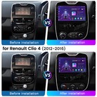 For Renault Clio 4 2012-2019 Apple Carplay Android Car Stereo Radio GPS NAVI SWC