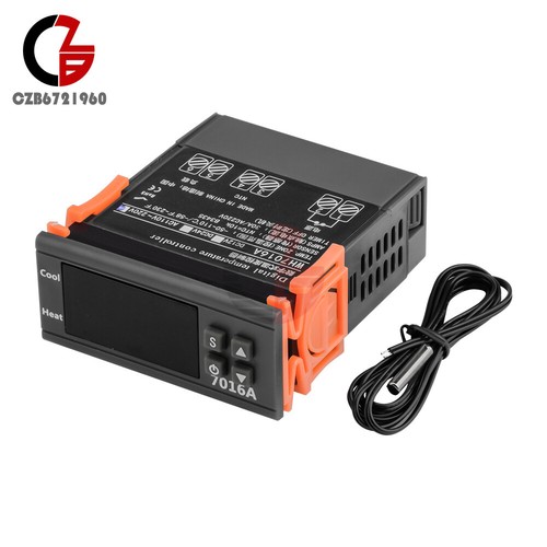 7016A/7016K/WH7016C DC/AC LCD Digital Temperature Controller Thermostat NEW - Picture 2 of 68