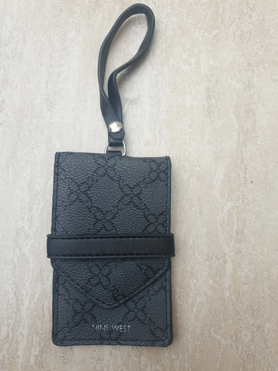 Petite Pochette Nine West En Cuir Marron - Portefeuille Porte-cartes, Occasion