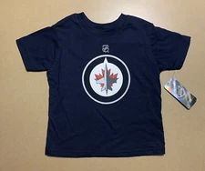 Winnipeg Jets NHL Team Logo Hockey T-Shirt Baby Toddler Infant 24 Months