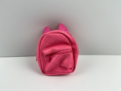 Fashion Doll Bag Backpack With Cat Ears Knapsack Toy American Girl Doll Keychain