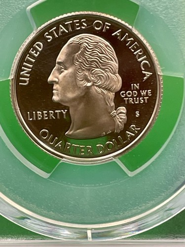 2008-S Clad Oklahoma Quarter - PCGS PR69DCAM - Picture 8 of 15