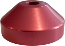 45 RPM Adapter Dome CNC Aluminum 7 inch Vinyl Record Pink 