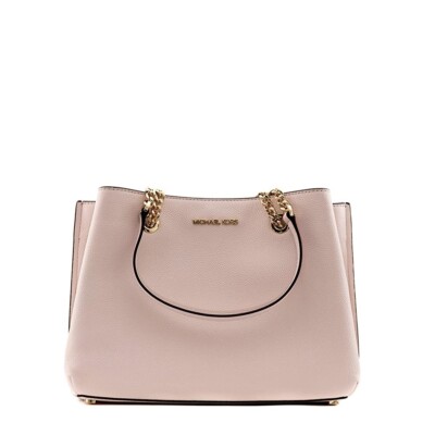 Michael Kors Women's Teagen Large Long Drop Satchel (Powder Blush