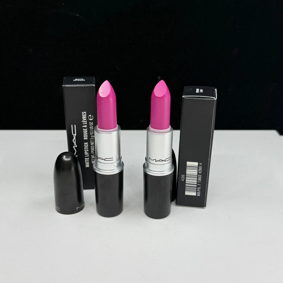 MAC Invite Intrigue Matte Lipstick LOT OF 2 0.1 oz New In Box SUMMER SALE - Image 2 of 4