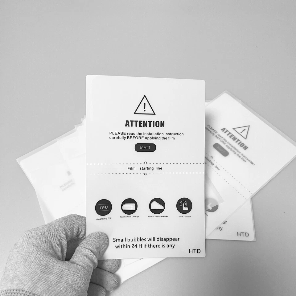 50 peças de filme de hidrogel flexível máquina para telefone filme protetor de tela de privacidade - Imagem 2 de 4