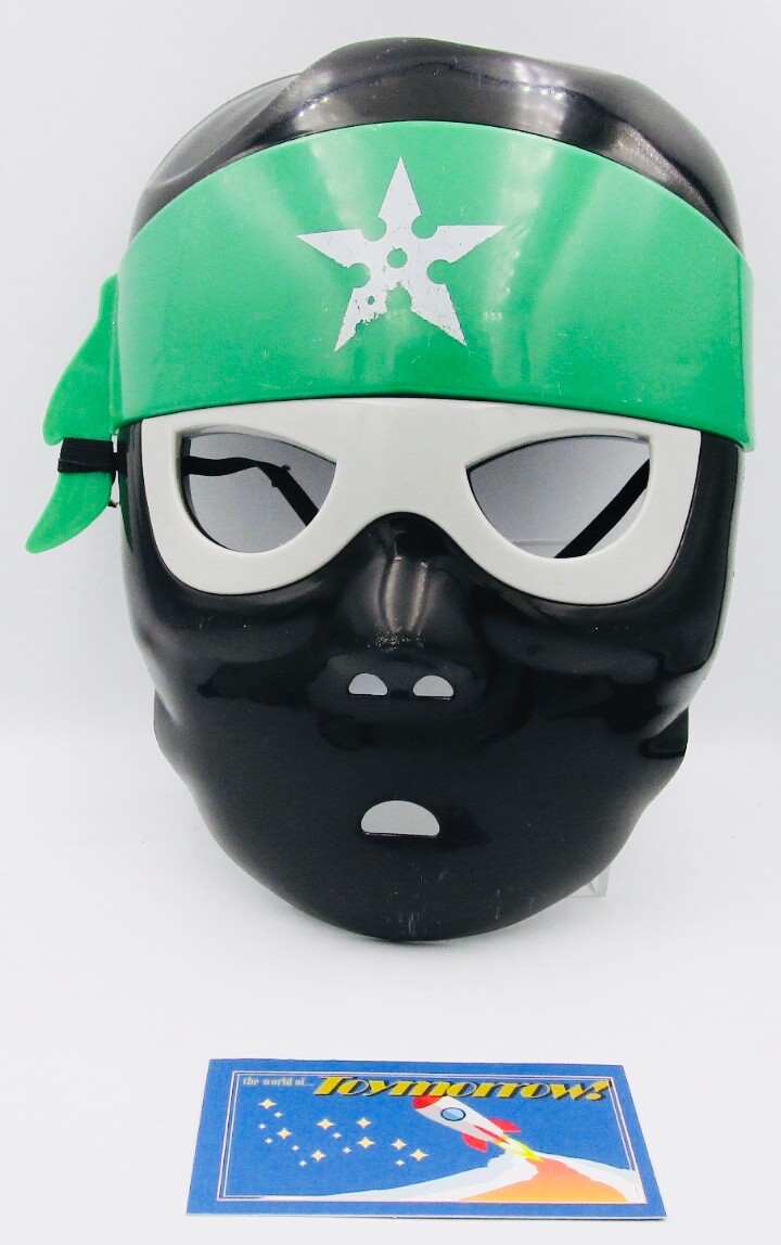 Green Ninja LightUp Halloween Mask eBay