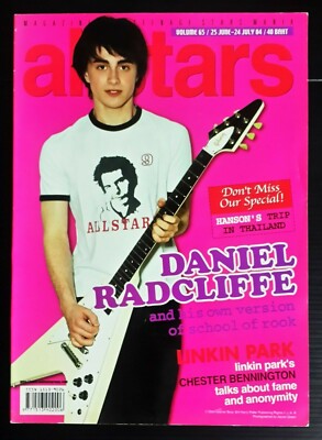 2004 Vintage Daniel Radcliffe NU VIRGOS Linkin Park Avril Lavigne Book MEGA RARE
