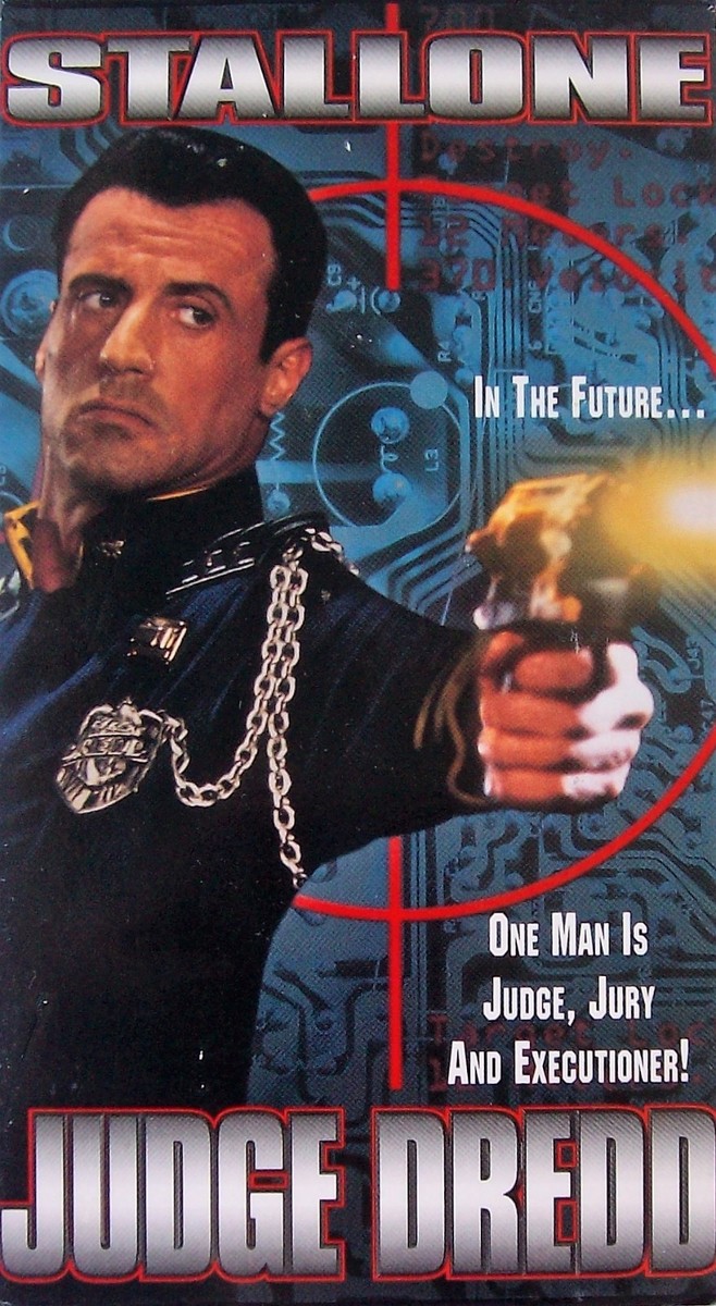 Judge Dredd (VINTAGE, VHS, 1995, GD) Sylvester Stallone, Armand