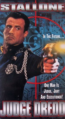 Judge Dredd (VINTAGE, VHS, 1995, GD) Sylvester Stallone, Armand