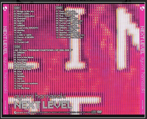 Ayumi Hamasaki - NEXT LEVEL - Japan Box-Set - Limited Edition 2CD + DVD ...