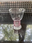 Beautiful Steuben Clear Threaded Art Glass Small Tumbler Glass