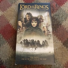 The Lord of the Rings: The Fellowship of the Ring VHS, 2002 Tolkien - Jackson