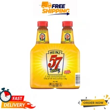 Heinz 57 Sauce 20 oz (2 Pack) – Bold Tangy Flavor for Meats & More