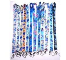 100pcs cartoon stitch Neck Strap Lanyard Key chain Phone Card Badge Holder
