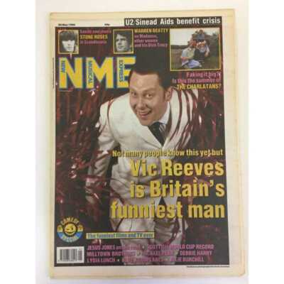 NEW MUSICAL EXPRESS NME MAGAZINE 26 MAY 1990 npbox0049 VIC REEVES  LS