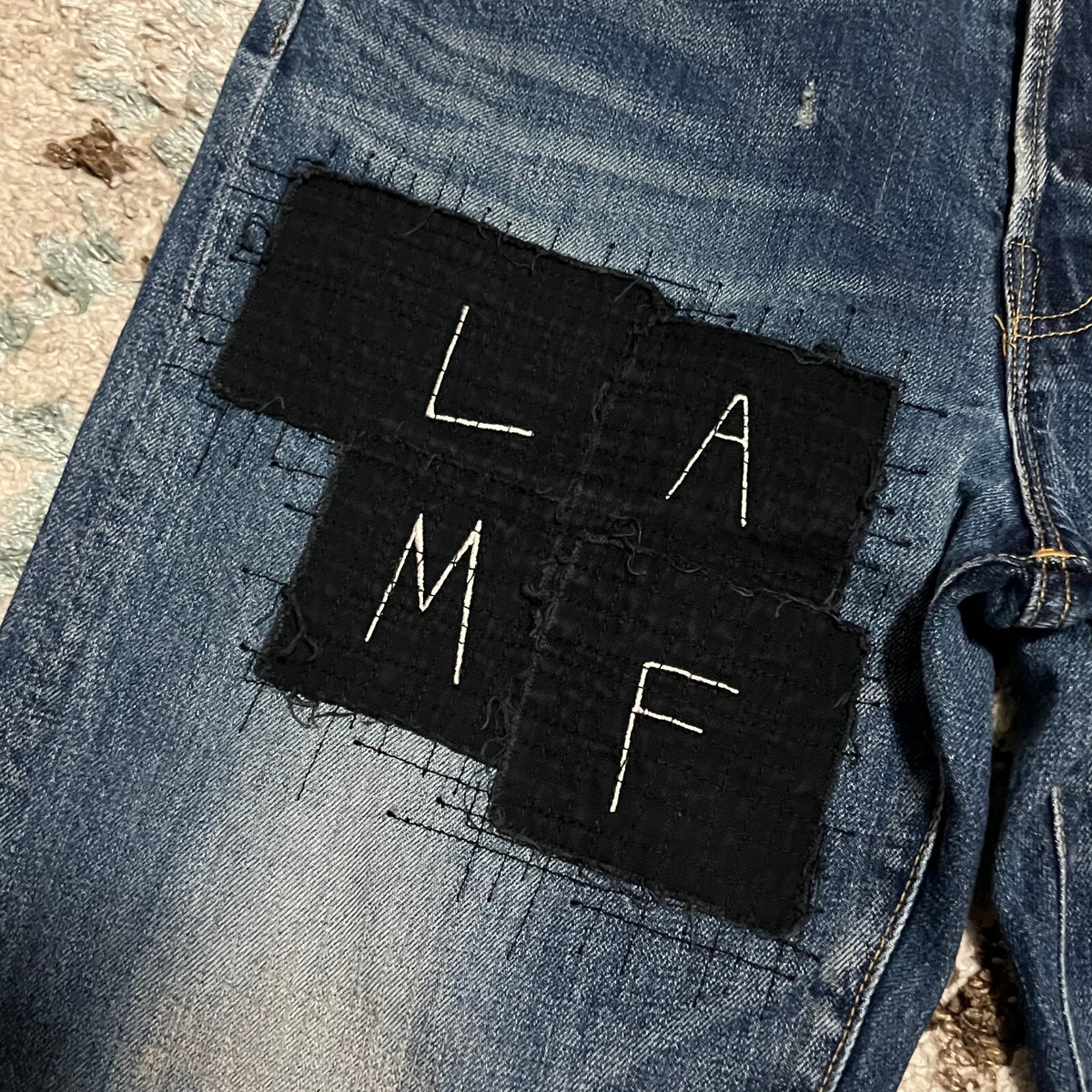 WTAPS LAMF Neighborhood Japanese Selvedge Jeans Size Small WTAPS LAMF Neighborhood Japanese Selvedge Jeans Size Small