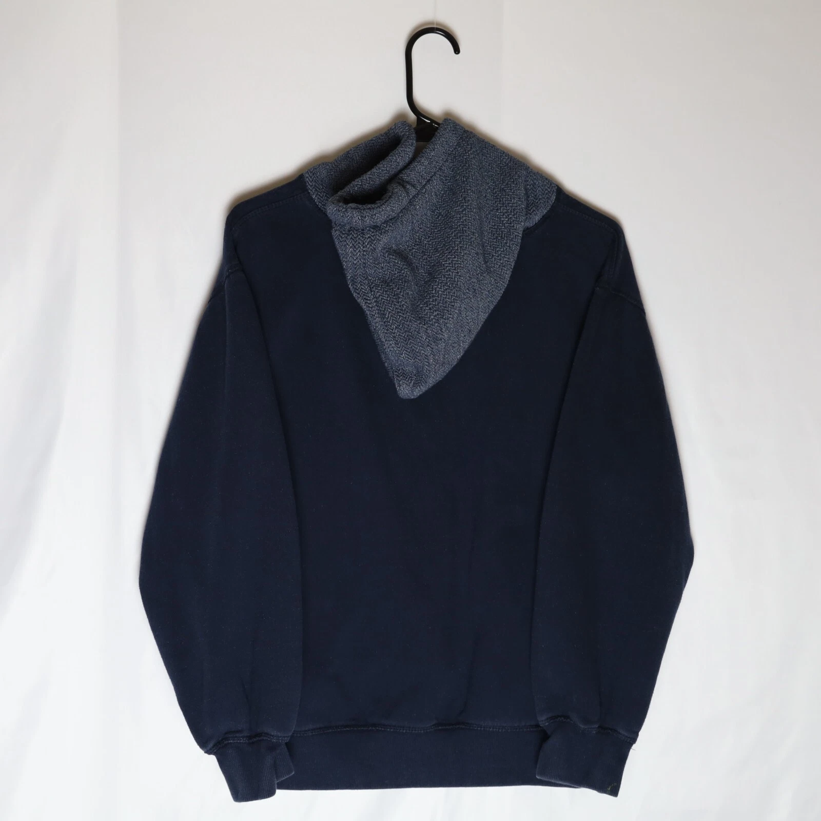 VETEMENTS Felpa con cappuccio Basix of America adulti M blu scuro manica lunga pullover titanic