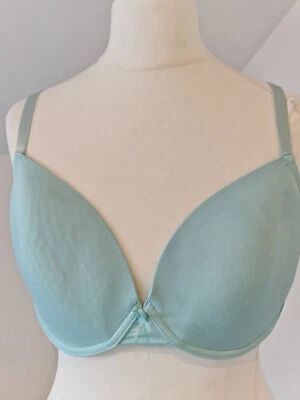 36D NEW LOOK Underwired Ladies Bra Aqua Blue T Shirt VGC - Image 1 of 4