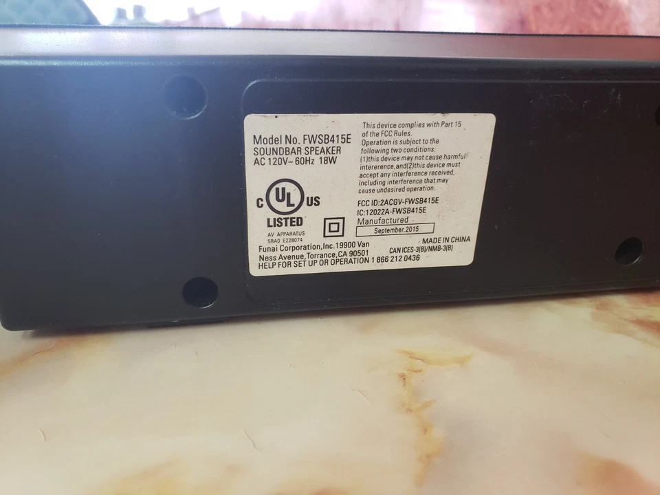 Sanyo FWSB415E 2.1-channel Soundbar for part - Image 2 of 4