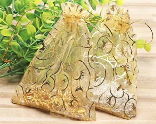 200PCS Sheer Drawstring Organza Jewelry Pouches Wedding Party Favor Gift Bags US - Picture 6 of 12