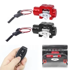 Metal Winch with Remote Control for Traxxas 1/18 Trx4-M Defender Bronco Upgrades