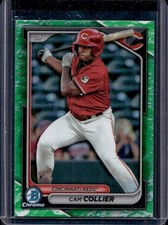 2024 Bowman Cam Collier Chrome Prospects Lunar Glow Refractor #BCP-13 Reds