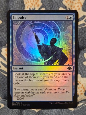 Impulse FOIL  (55/516) Dominaria Remastered MTG Magic