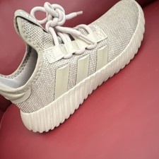 adidas kaptir 3.0 Low Top Lace Up Breathable Beige Athletic Sneakers