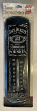 Tin tacker 17X5" Jack Daniels Thermometer Black Label advertising sign