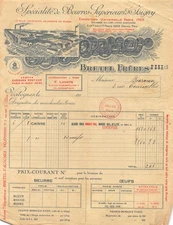 1920 SUPERIOR BUTTER D ISIGNY BRETEL FRERES A VALOGNES