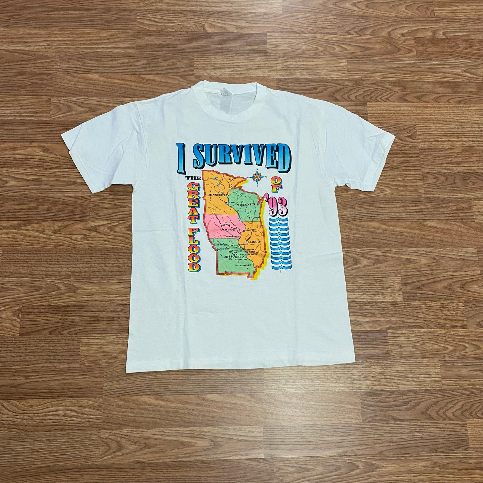 ALTRA Camicia Vintage Grande Alluvione del 93 Taglia M