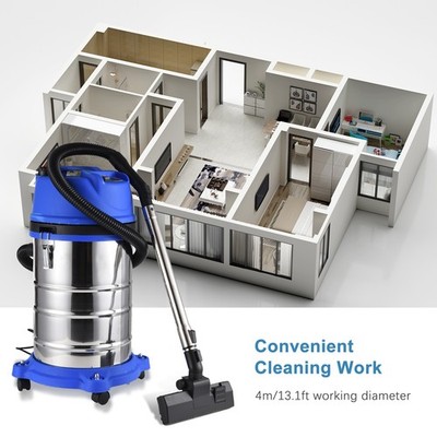 Powerful Wet Dry Vacuum Cleaner 1600W 30L For Home Garage HWFX