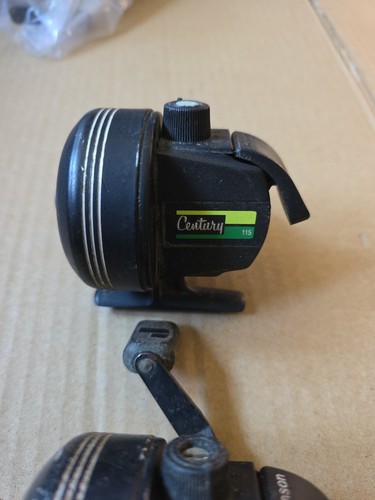 Moulinet De Pêche Vintage Johnson Century 100A - Spincast - Vert - Fonctionnel